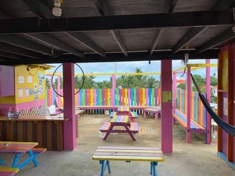 Hostel Travellers Palm Backpackers Caye Caulker Exteriér fotografie