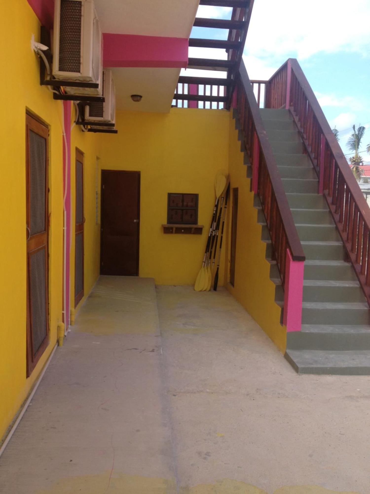 Hostel Travellers Palm Backpackers Caye Caulker Exteriér fotografie